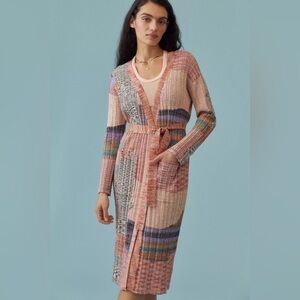 Anthropologie NWT Patchwork Cardigan Sweater**